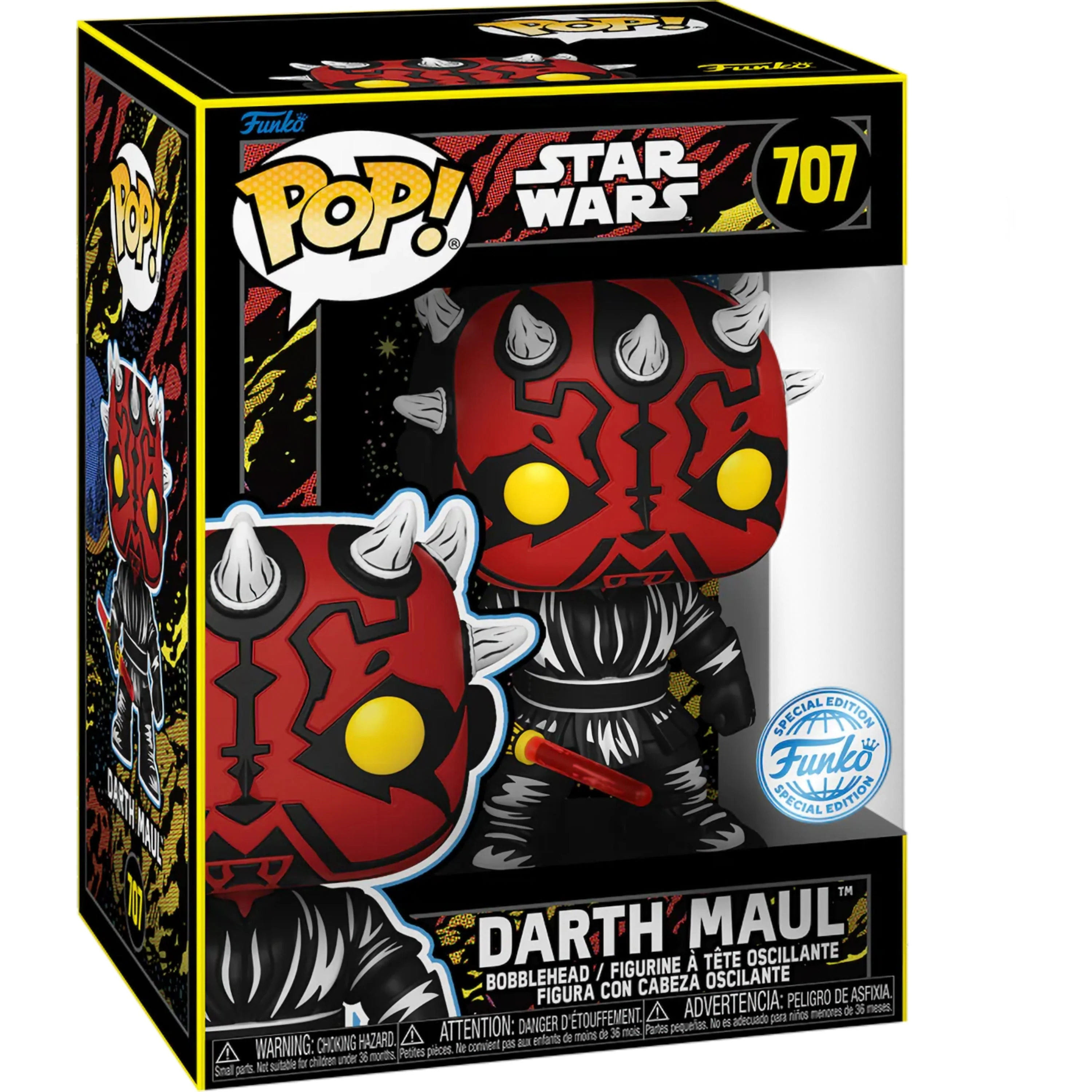 Pop! Star Wars: The Phantom Menace 25th - Darth Maul (Retro)(Exc) - Image 2