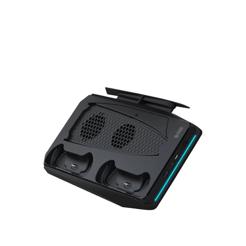 Porodo : Cooling And Charging HUB 3-Level Fan Speed Touch Control PS5 Holder
