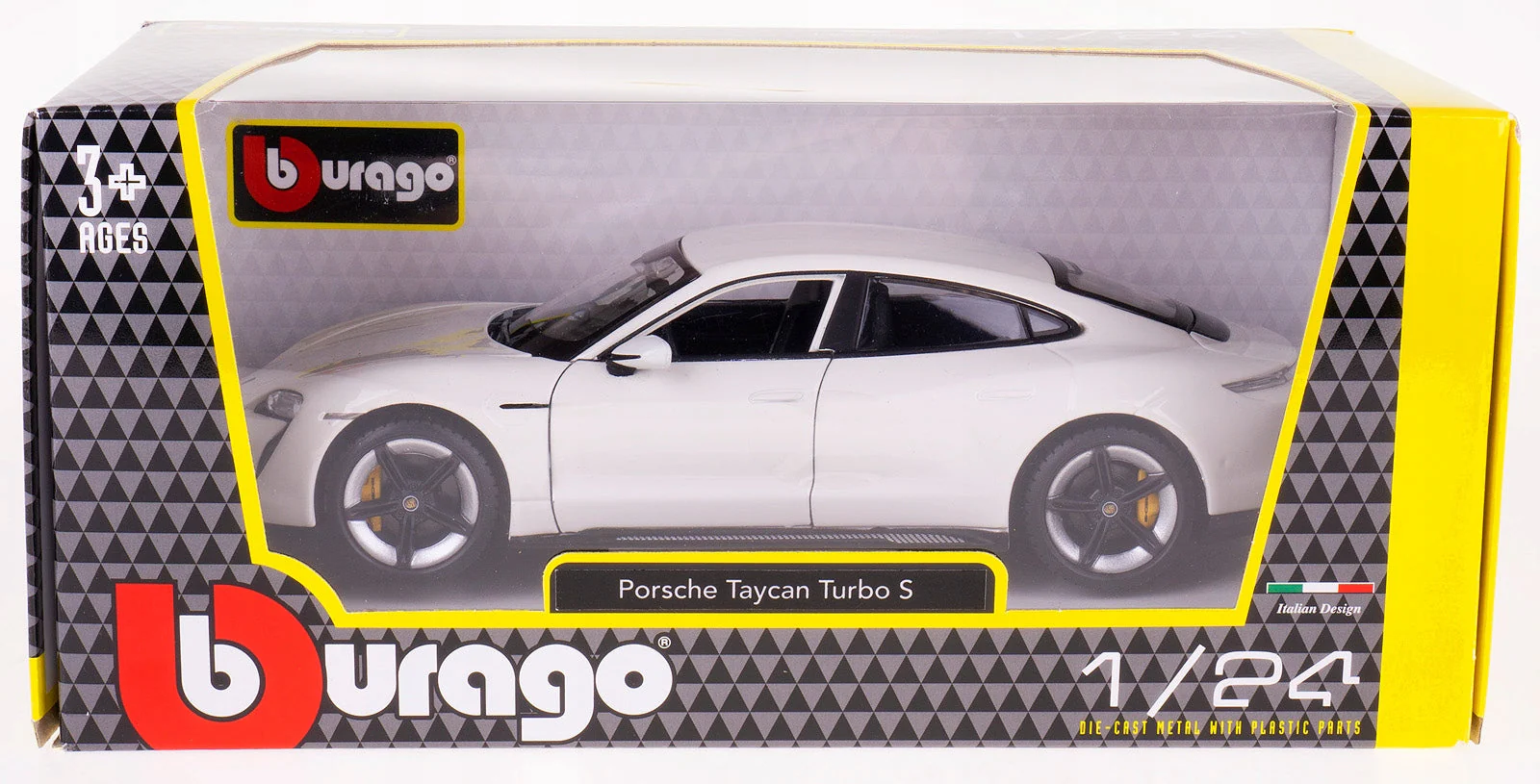 Porsche Taycan Turbo S - 1:24 Collezione (A) w/o stand Diecast Cars by Bburago - Image 2