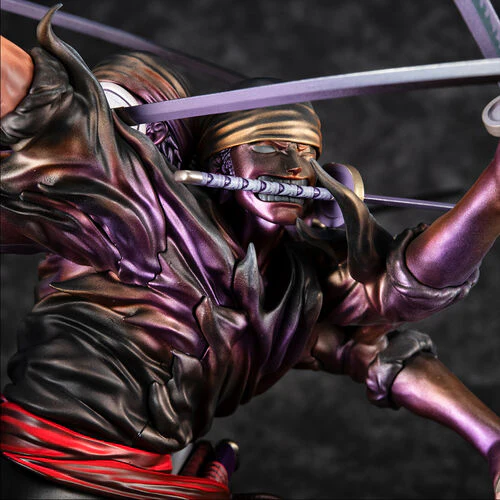 One Piece Asura Roronoa Zoro Ver Demon Spirit Kyuutou-ryuu Wa-Maximum Portrait of Pirates (P.O.P.) Figure by MegaHouse - Image 3