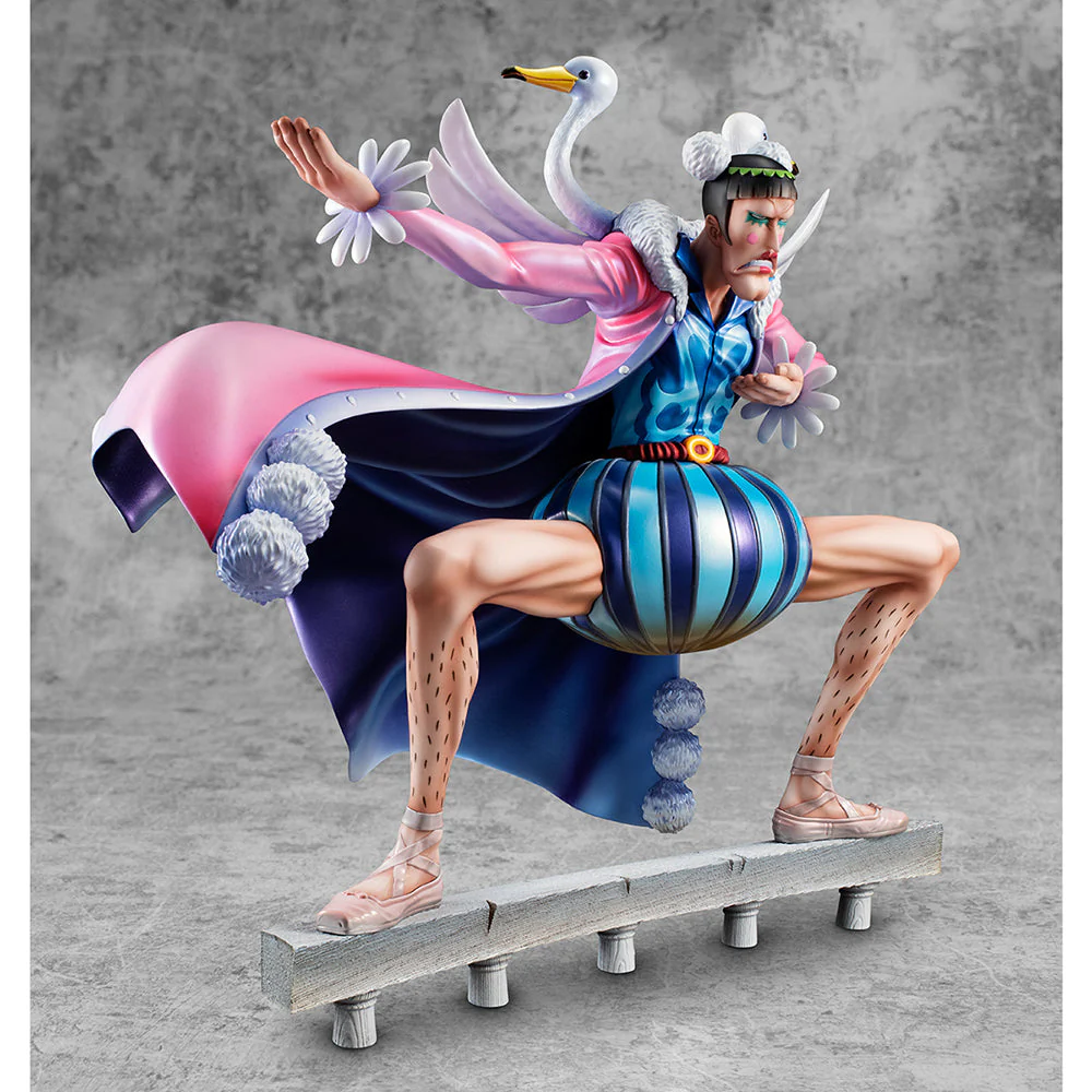ONE PIECE Mr.2・Bon Clay "Playback Memories” Portrait.Of.Pirates Figure By MegaHouse - Image 2