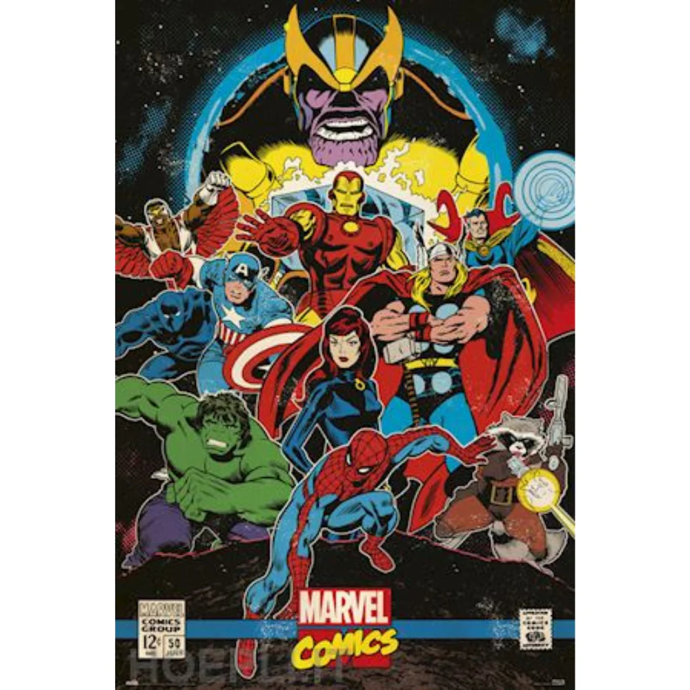 Marvel Comics Infinity Retro 61x91 cm Poster by Grupo Erik