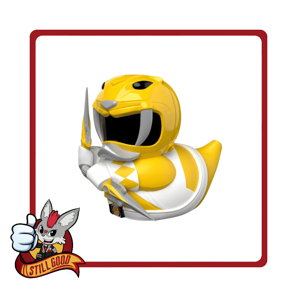 Power Rangers Yellow Ranger Limited Edition Cosplaying Rubber Duck [DAMAGED BOX]