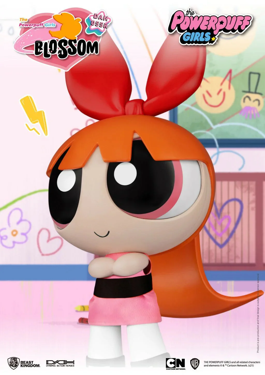 Powerpuff Girls Blossom Dynamic Action Heroes Action Figure by Beast Kingdom - Image 4