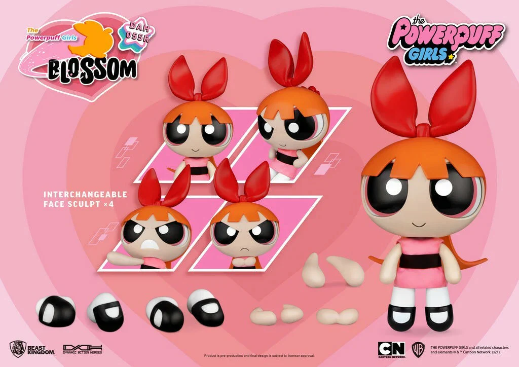 Powerpuff Girls Blossom Dynamic Action Heroes Action Figure by Beast Kingdom - Image 5