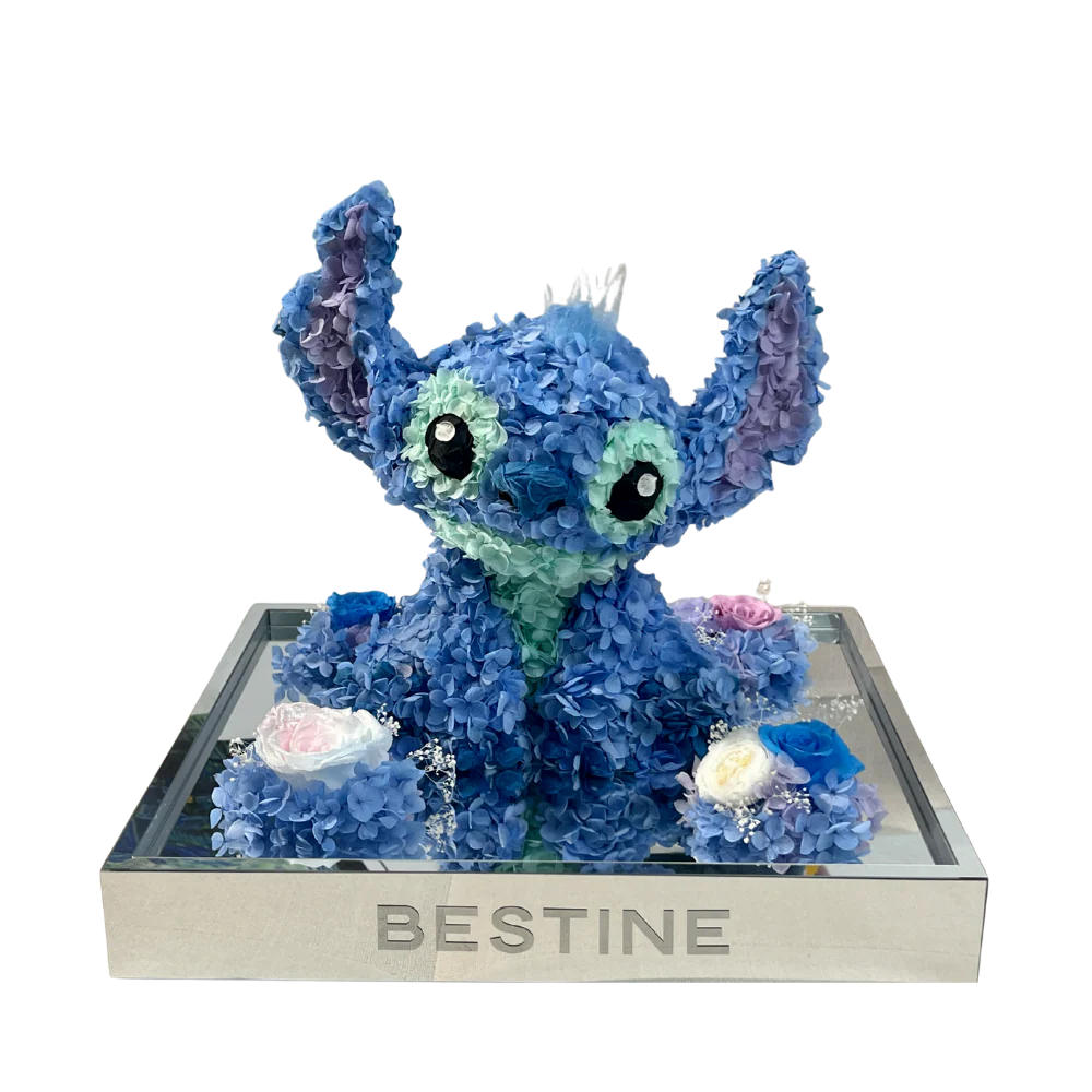 Disney Preserved Flower Hydrangea Stitch Gifts By Betine