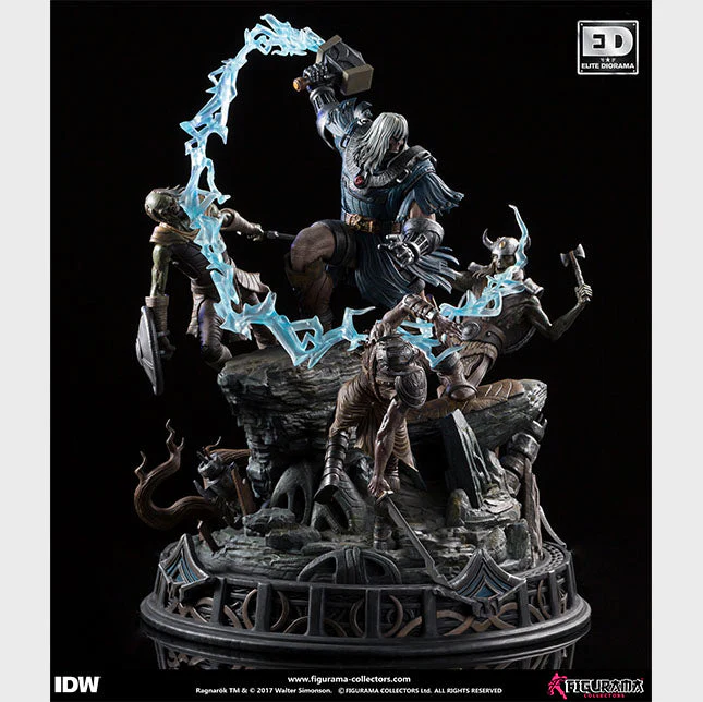 Rangnarok Thor elite Diorama statute By Figurama - Image 4