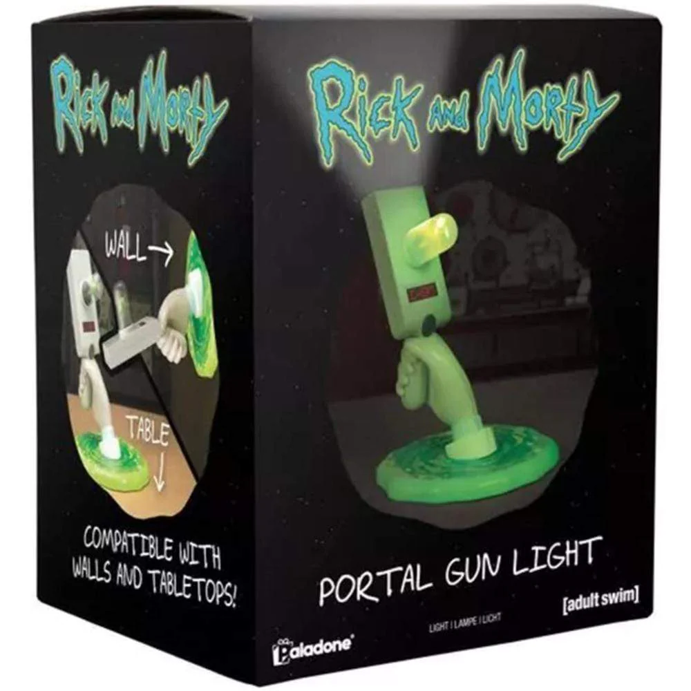Rick & Morty Portal Gun Lamp
