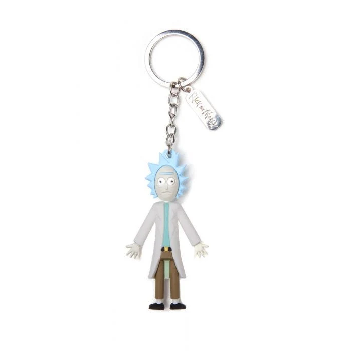 Rick & Morty - Rick 3D Rubber Keychain