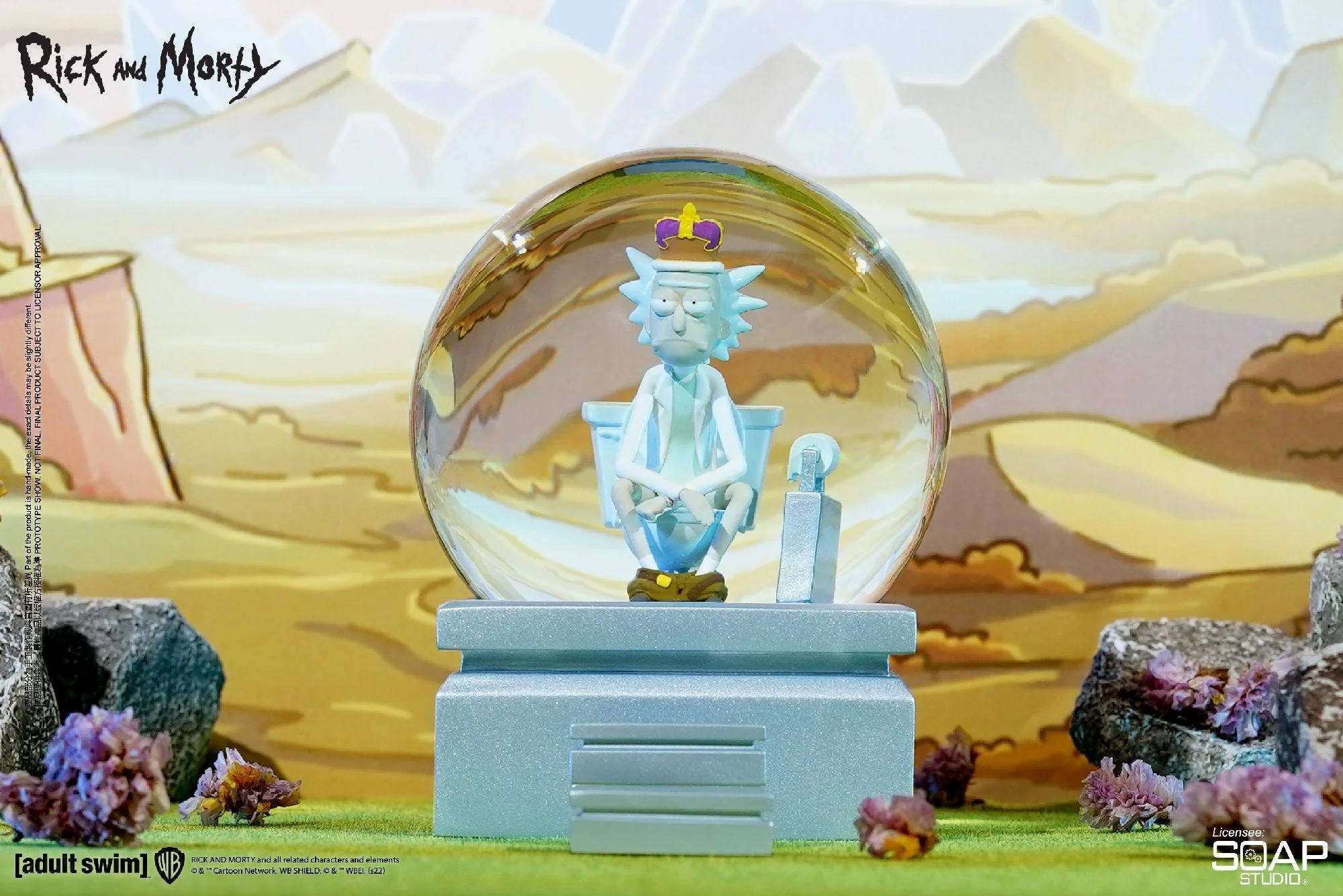 Rick & Morty - Throne of Loneliness Snow Globe By SOAP STUDIO - Image 2