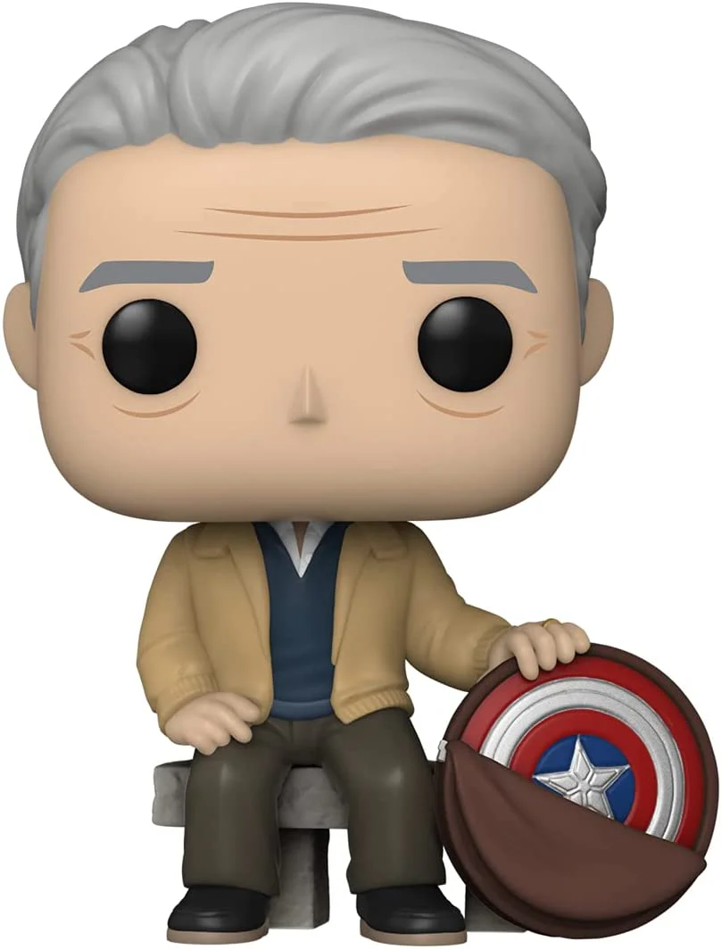 Roll over image to zoom in Funko 55481 POP Marvel: YOTS Cap America 80th Exclusive, Muticolour