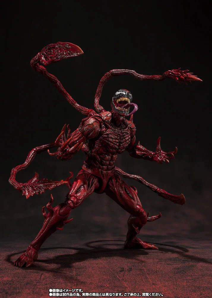 Venom: Let There Be Carnage Carnage S.H.Figuarts Action Figure by Bandai Tamashii - Image 3