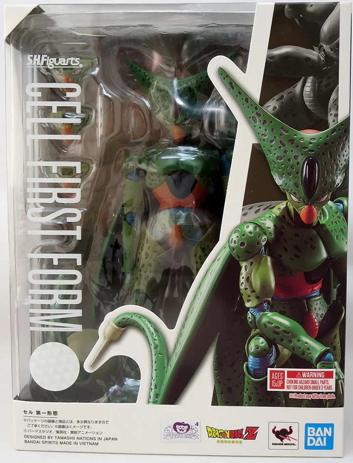 Dragon Ball Z Cell First Form S.H.Figuarts Action Figure by Bandai - Image 2