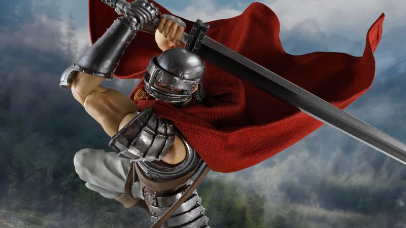 Berserk Guts (Band of the Hawk) S.H.Figuarts Action Figure By Bandai Tamashii - Image 6