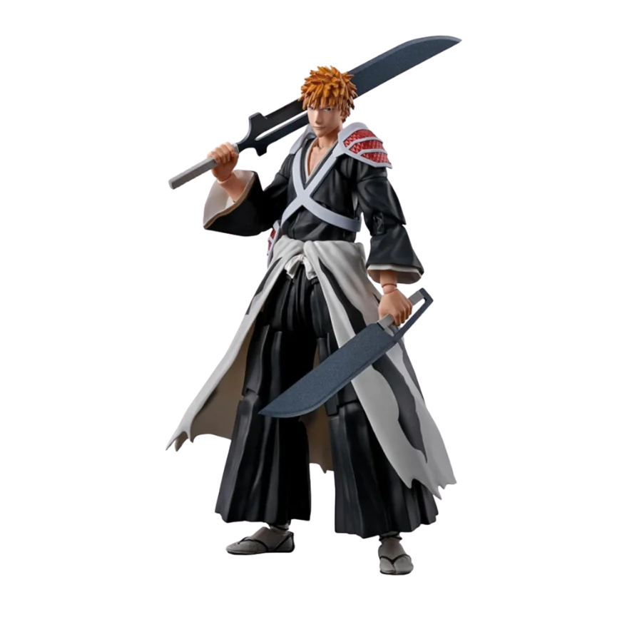 Bleach: Thousand-Year Blood War Ichigo Kurosaki (Dual Zangetsu) S.H.Figuarts Action Figure By Bandai Tamashii