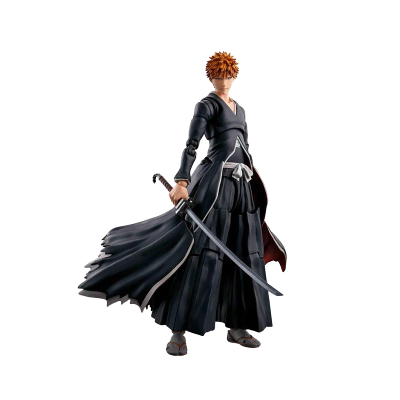 Bleach Ichigo Kurosaki (Getsugatensho Ver.) S.H.Figuarts Action Figure By Bandai Tamashii