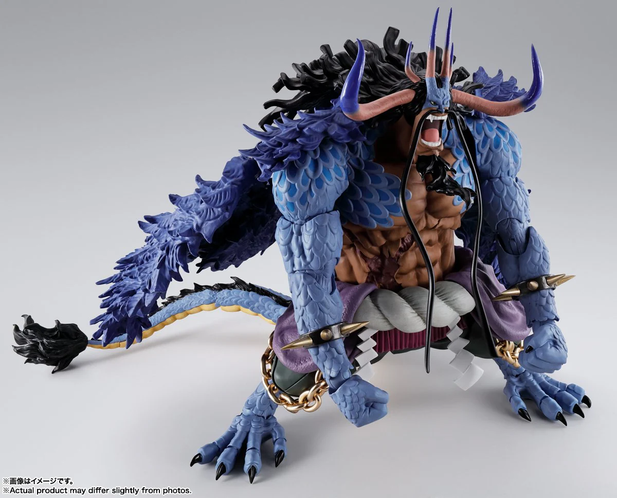 One Piece Kaidou King of the Beasts (Man-Beast Form) S.H.Figuarts Action Figure by Bandai Tamashii - Image 4
