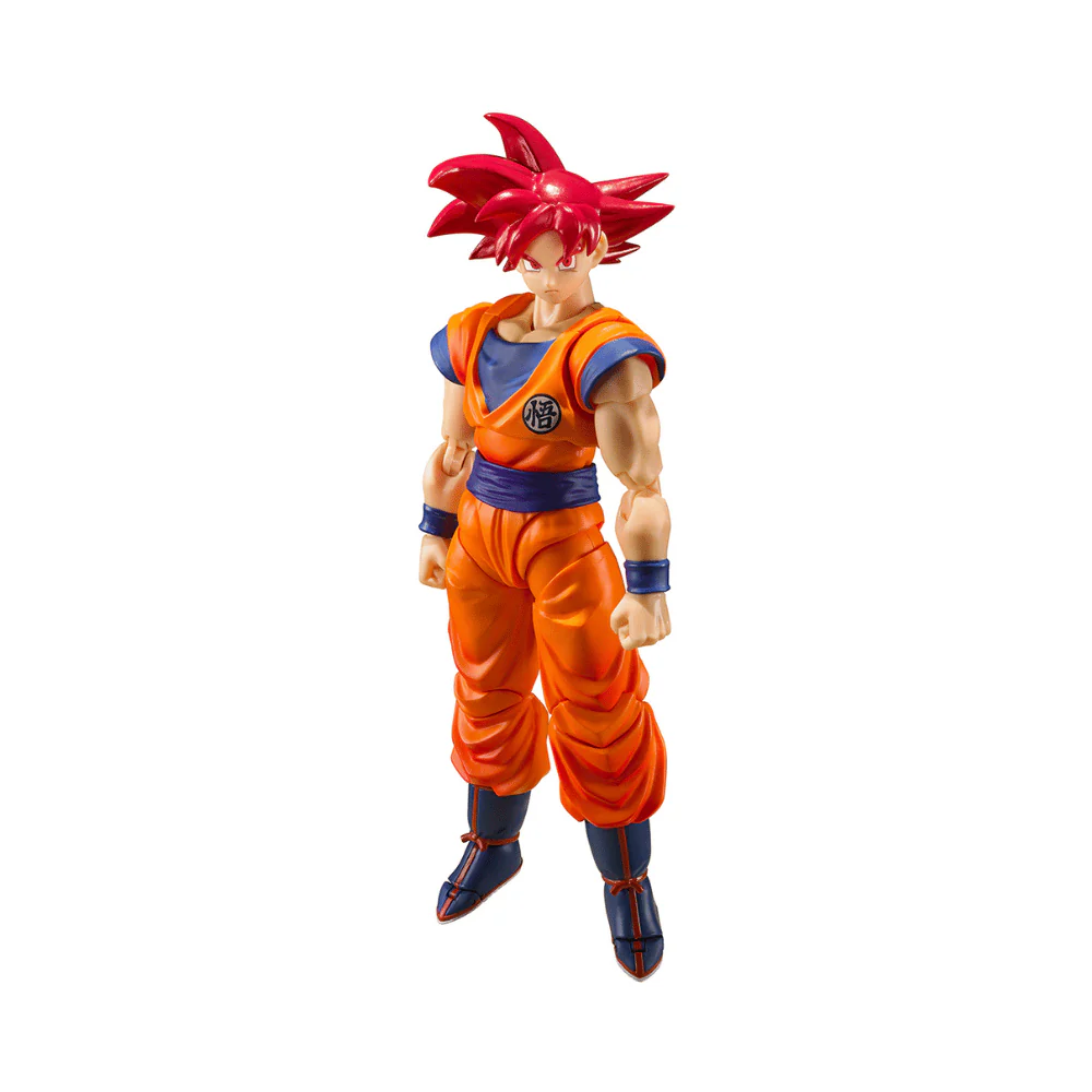 Dragon Ball Super Super Saiyan God Goku (Saiyan God Instilled With the Light of Righteous Hearts) S.H.Figuarts Action Figure By Bandai Tamashii