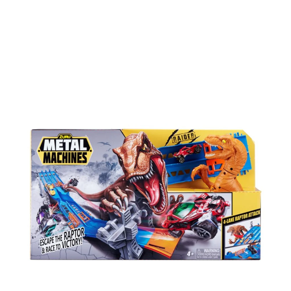 Metal Machines 4-Lane Raptor Attack by Zuru