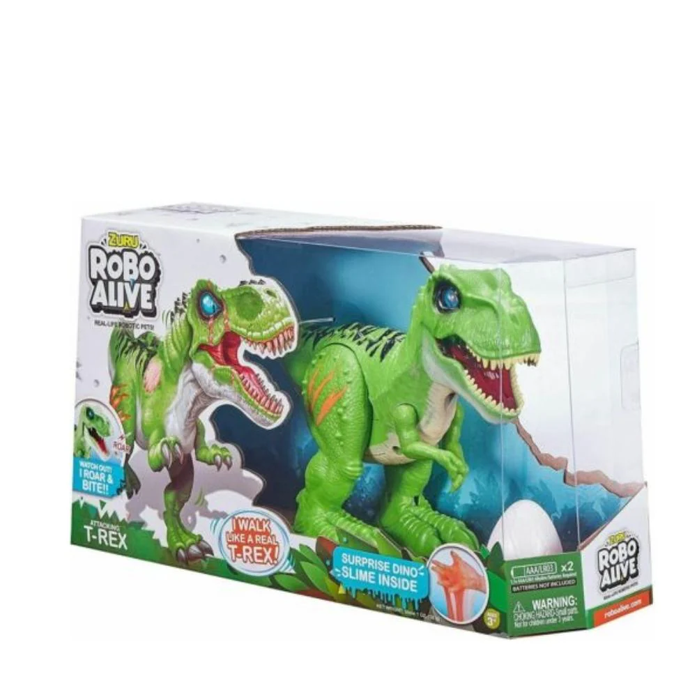 Robo Alive Dinosaur Attacking T-Rex Series 2 - Surprise Dino Slime by Zuru