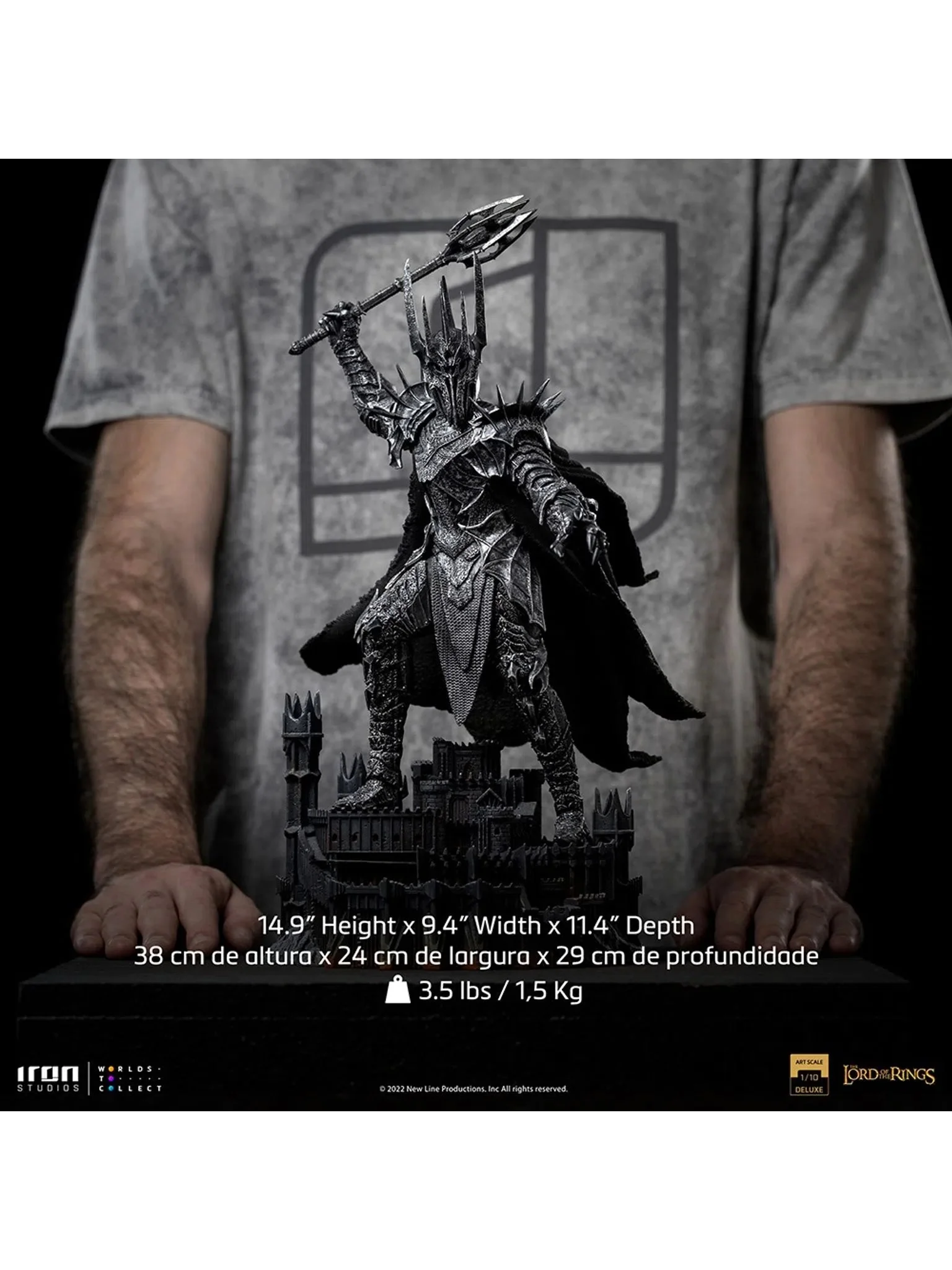 Lord Of The Rings - Sauron Deluxe Art Scale 1/10 Statue By Iron Studios - Image 3