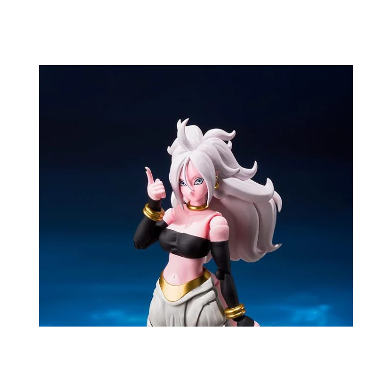 Dragon Ball Android 21 S.H. Figuarts Articulated Figures By Bandai Tamashii - Image 2