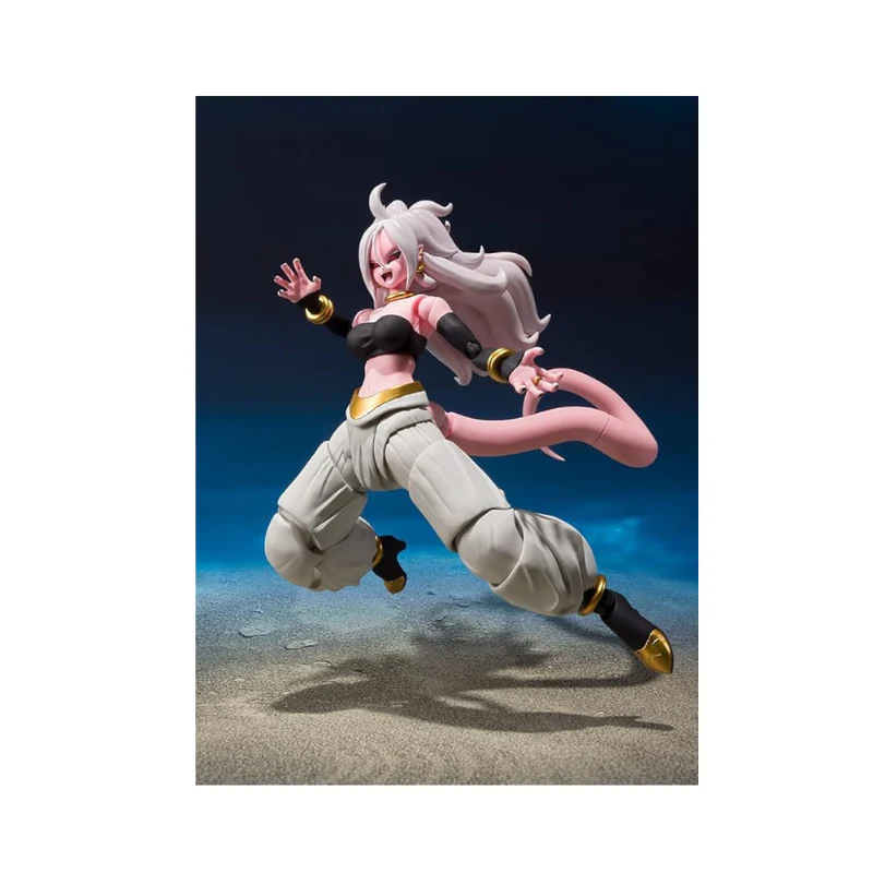Dragon Ball Android 21 S.H. Figuarts Articulated Figures By Bandai Tamashii - Image 4