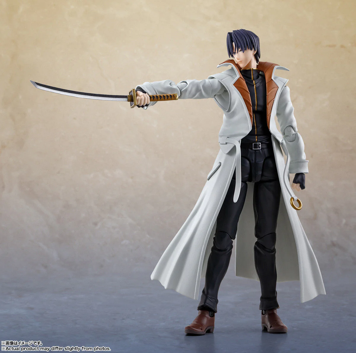 Aoshi Shinomori SH Figuarts Action Figure By Bandai Tamashii - Image 2