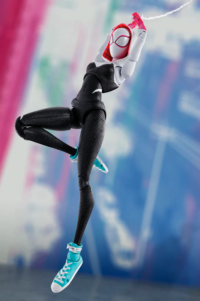 Spider-Gwen (Spider-Man: Atsv) Sh.Figuarts  Action Figure by Bandai Tamashii - Image 2