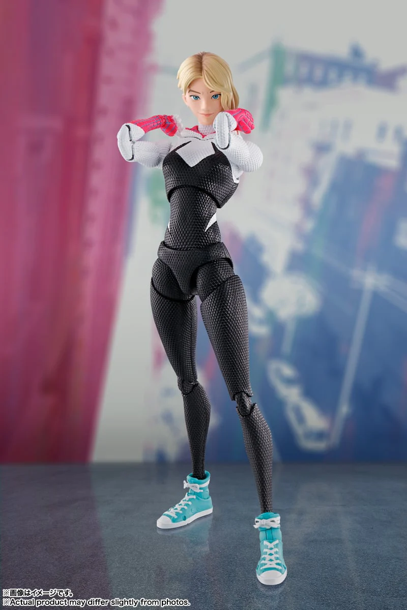 Spider-Gwen (Spider-Man: Atsv) Sh.Figuarts  Action Figure by Bandai Tamashii - Image 4
