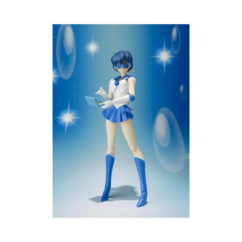 Sailor Mercury S.H. Figuarts Articulated Figure By Bandai Tamashii - Image 4