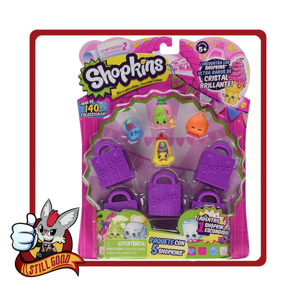 SHOPKINS S2 5PK Assorted [DAMAGE BOX]