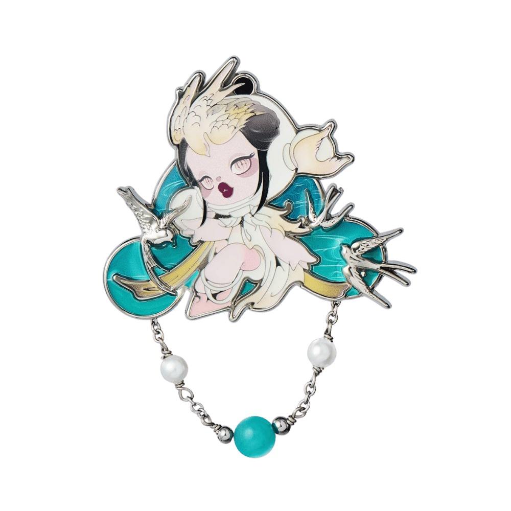 Skullpanda The Mirage Series Breastpin | Case: 9 By POP MART