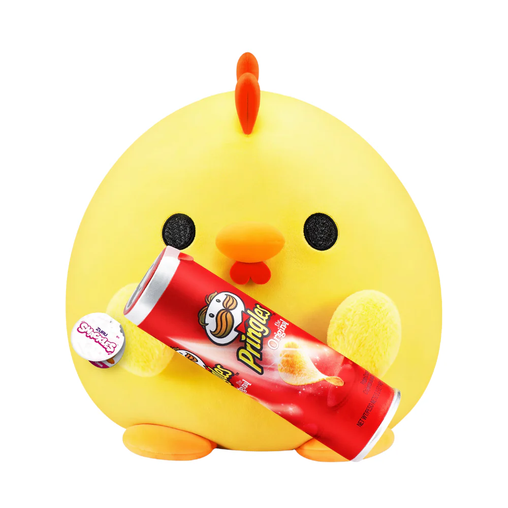 Snackles Chicken Holding The Original Pringles 14" Plushie