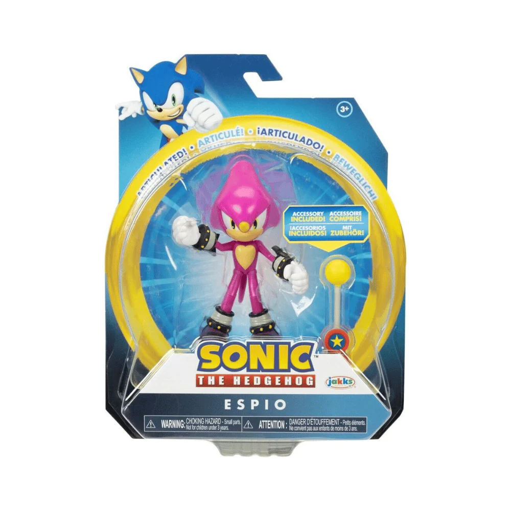 Sonic 4" Fig W/Acc Wave #9 Espio