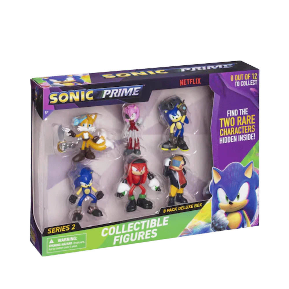 SONIC FIGURE DELUXE 8PACK W/BOX 2.5"