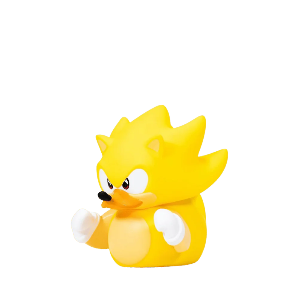 Sonic Super Sonic MINI Rubber Duck By TUBBZ