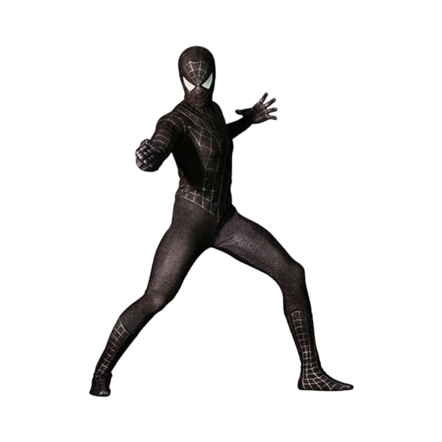 Marvel Spider Man Black Suit Version 1/6 Scale By Hot Toys