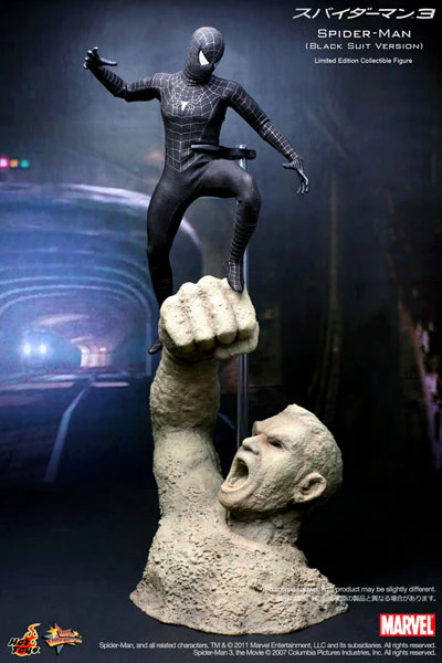 Marvel Spider Man Black Suit Version 1/6 Scale By Hot Toys - Image 2