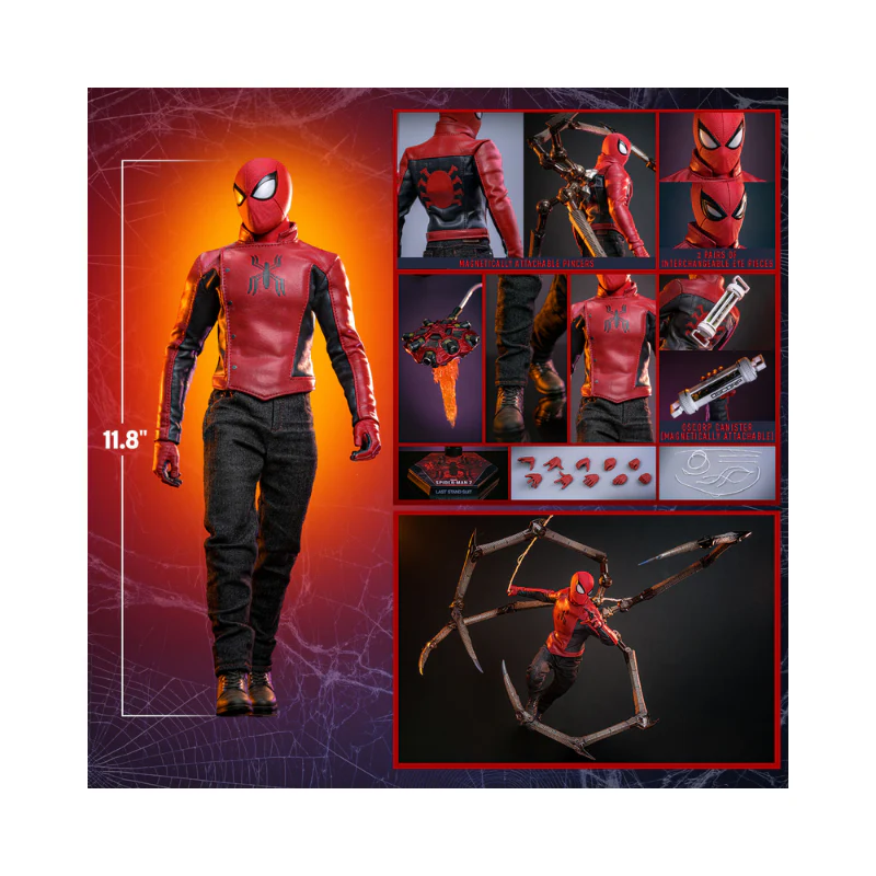 Marvel Spider man 2 (Last Stand Suit) Vgm71 1/6 Scale Figures By Hot toys - Image 19