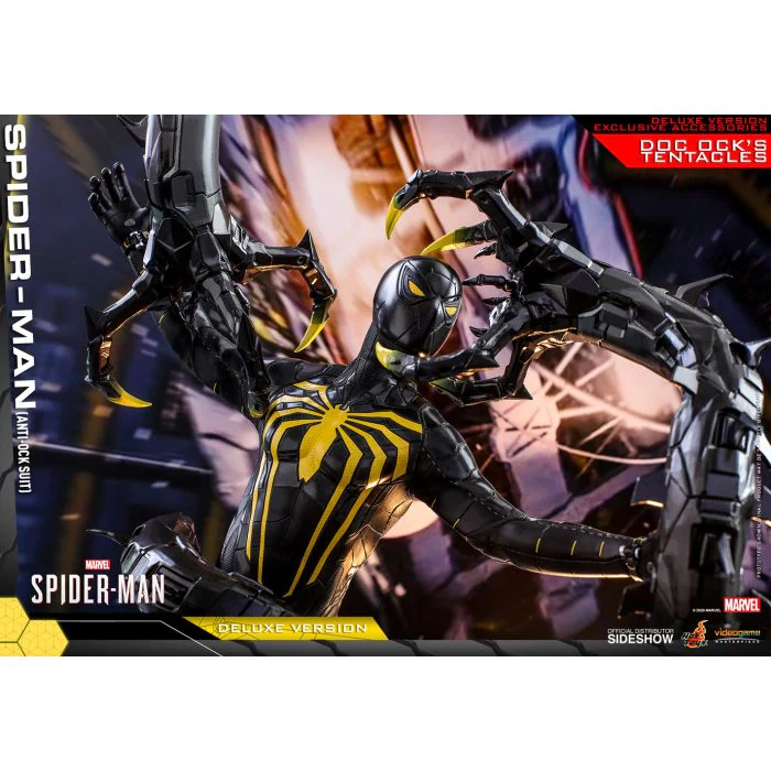 Marvel Spiderman Anti-Ock Suit Deluxe Ver. 1/6 Scale By Hot Toys - Image 3