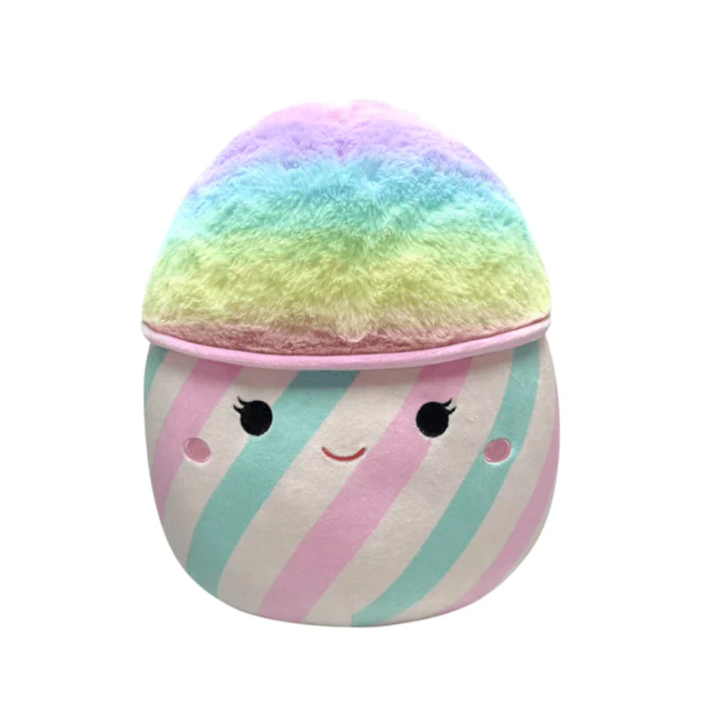 Squishmallow Kellytoy Plush 12" Bevin The Rainbow Snowcone