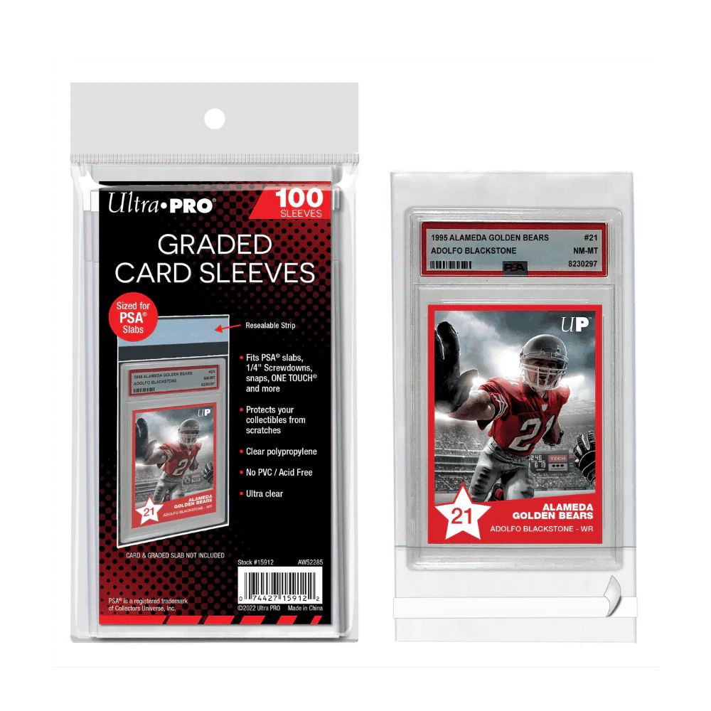 Graded Card Sleeves (100 Sleeves)