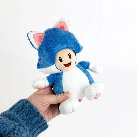 Super Mario 3D World Plush Cat Toad Small Size - Image 2