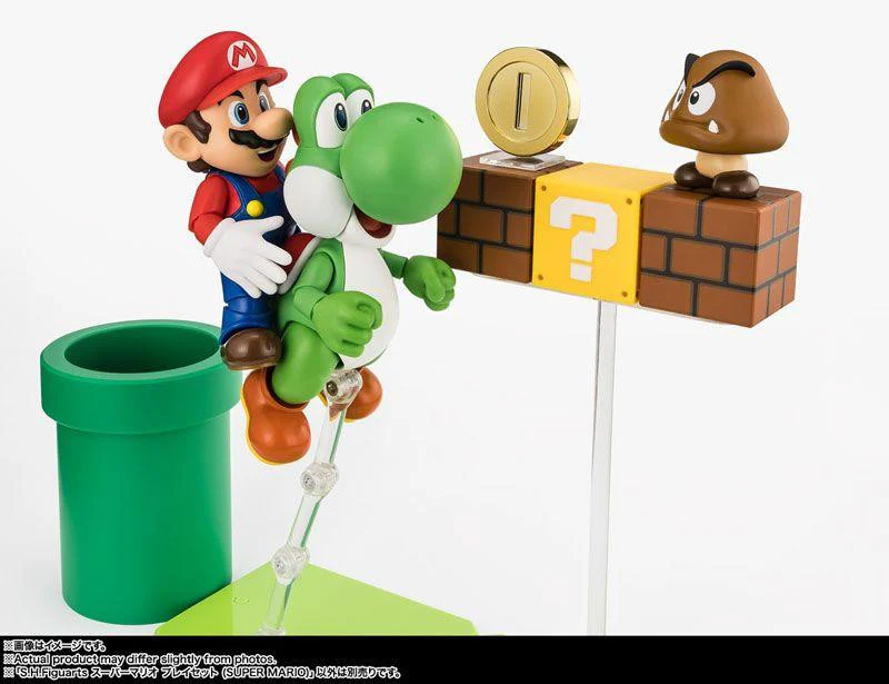 Super Mario Playset Articulated Figure By Bandai Tamashii - Image 4