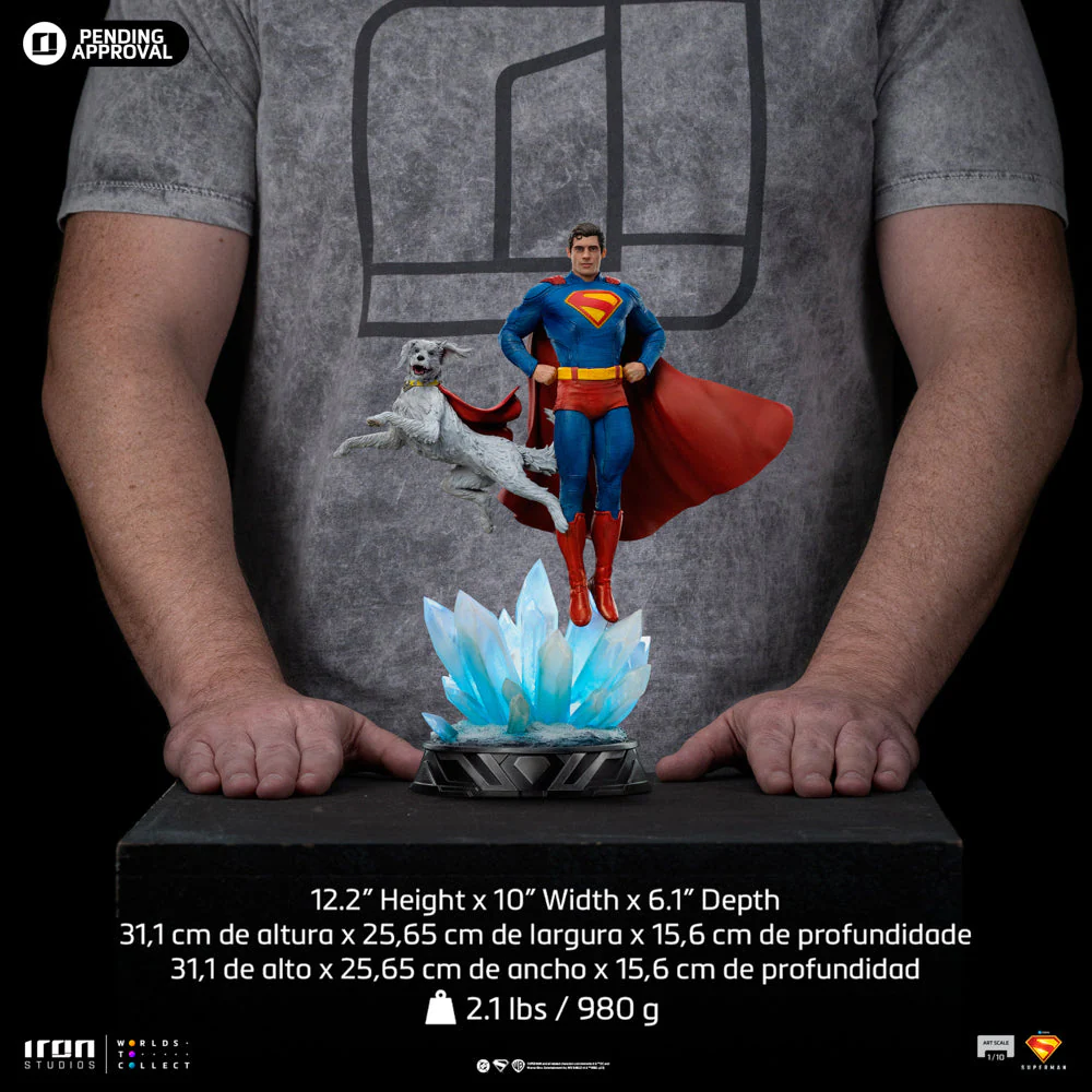 Superman (2025) MMS812 Superman & Krypto 1/6th Scale Collectible Figure Set By Iron Studios - Image 4