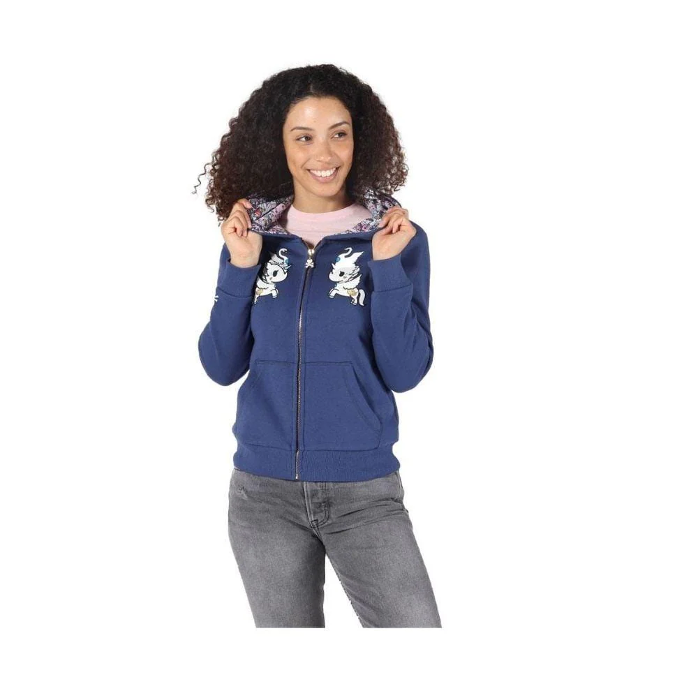Tokidoki Take Flight Hoodie Blue