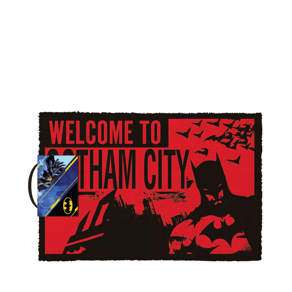 THE BATMAN (RED) - WELCOME TO GOTHAM (DOORMAT) BY PYRAMID