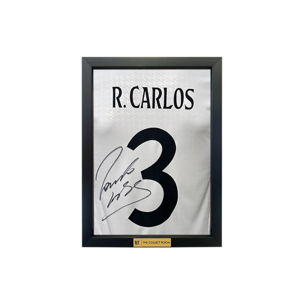 The Collect Room - Roberto Carlos Signed Real Madrid 2024 Jersey