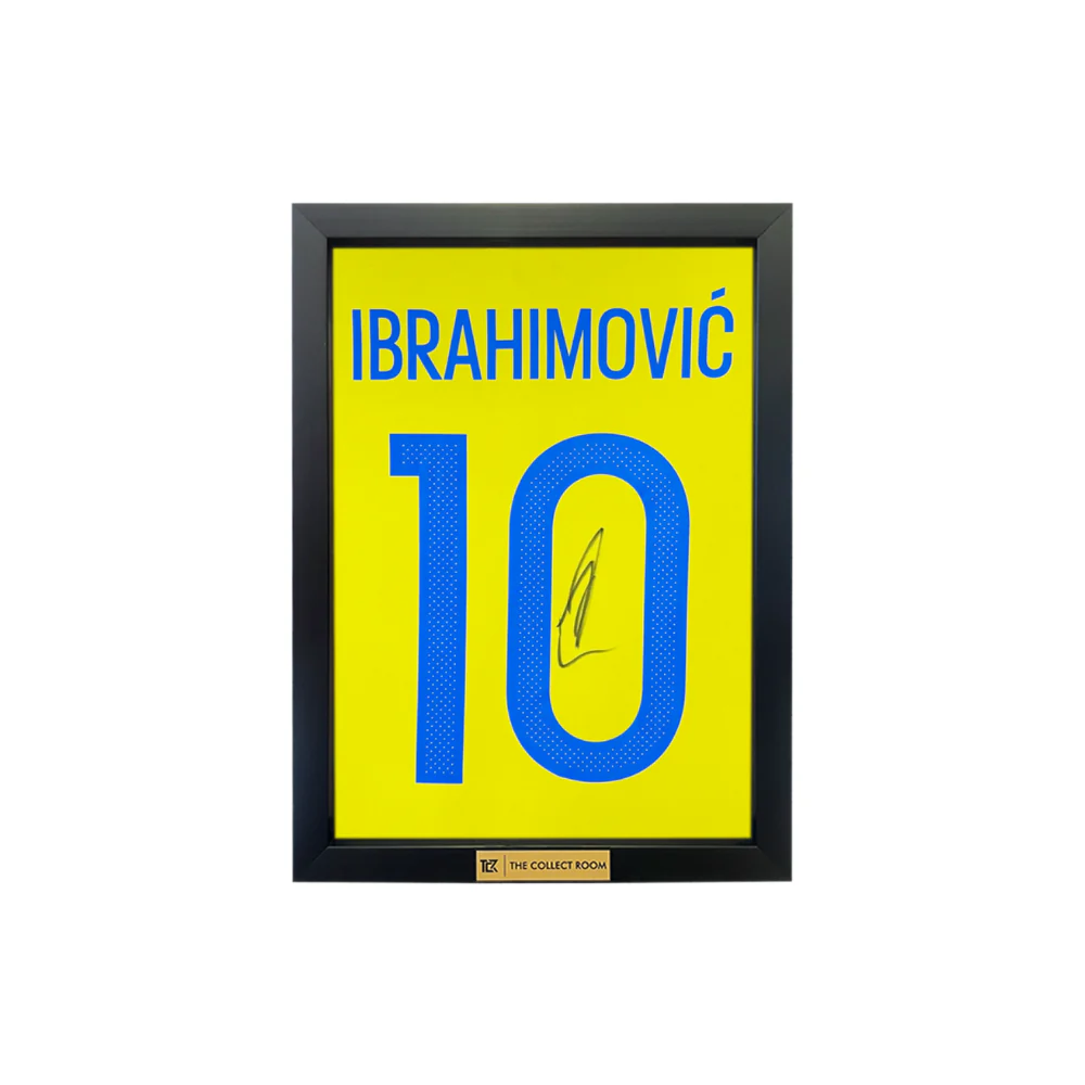 The Collect Room - Zlatan Ibrahimovic Back Signed Sweden